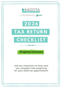 2026 Tax Return Checklist - Property Investors